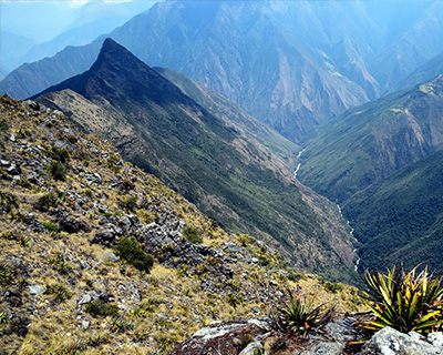 Panoramic photo of the Apurimac Canyon
