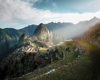 Sunrise in Machu Picchu